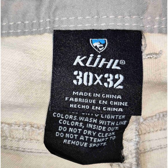 Kühl Beige Casual 5 Pocket Button Closure Rydr Pants Size 30X32 - Picture 3 of 13
